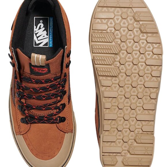 Vans Sk8-Hi MTE DR Waterproof Glazed Ginger Boots VN000CVRN1Z Mens 9.5 Womens 11 - Picture 4 of 5